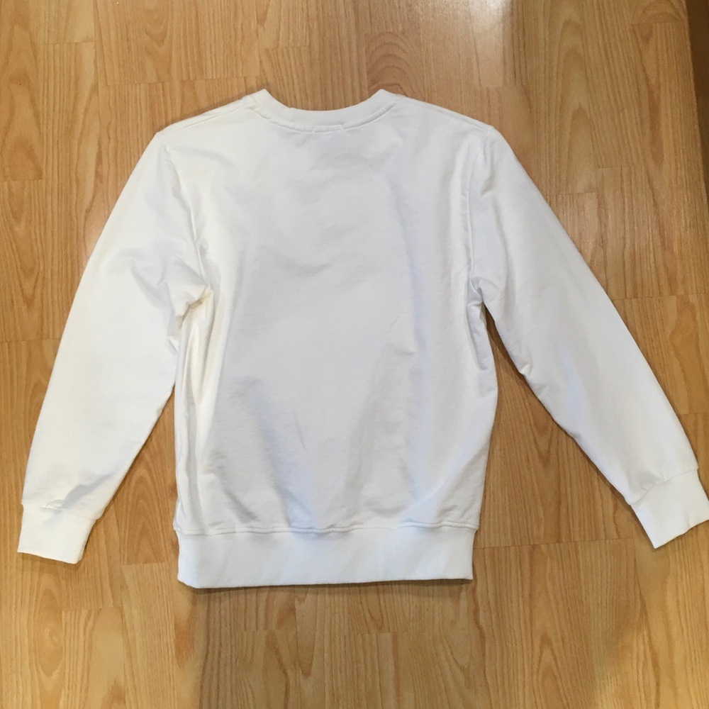 Burberry Cream Sweatshirt with Floral Teddy Bear - Picture 5 of 7